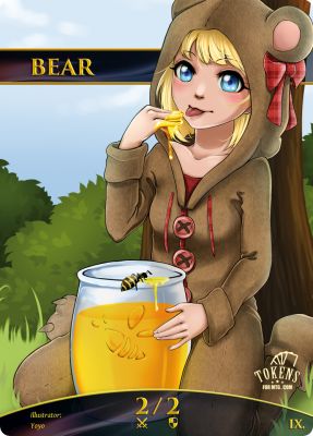 Bear MTG token 2/2