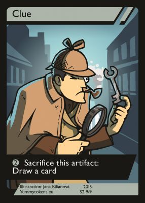 Clue MTG token