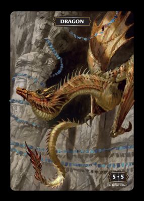 Dragon MTG token 5/5