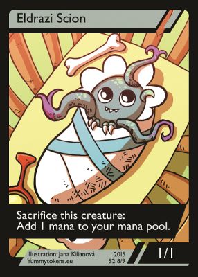 Eldrazi Scion MTG token 1/1