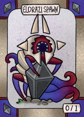 Eldrazi Spawn MTG token 0/1