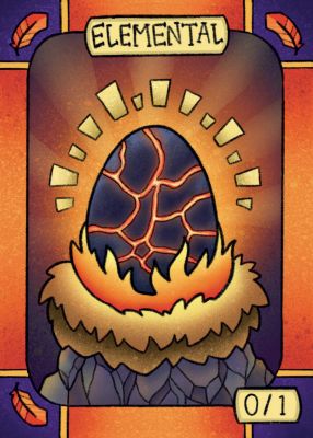 Elemental MTG token 0/1