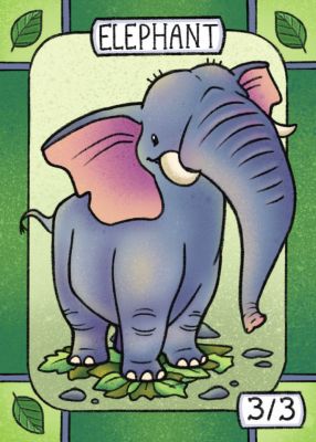 Elephant MTG token 3/3