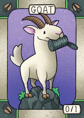 Goat MTG token 0/1