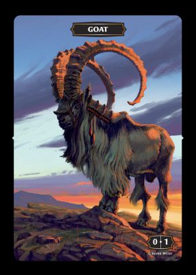 Goat MTG token 0/1