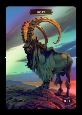 Goat MTG token 0/1