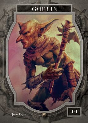 Goblin MTG token 1/1