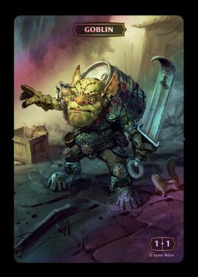 Goblin MTG token 1/1