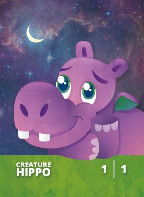 Hippo MTG token 1/1