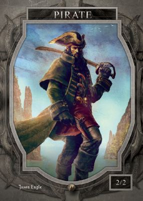 Pirate MTG token 2/2