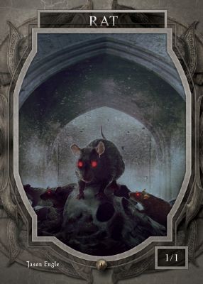 Rat MTG token 1/1