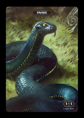 Snake MTG token 1/1