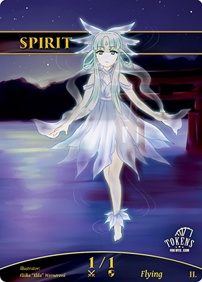 Spirit MTG token 1/1