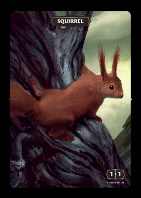 Squirrel MTG token 1/1