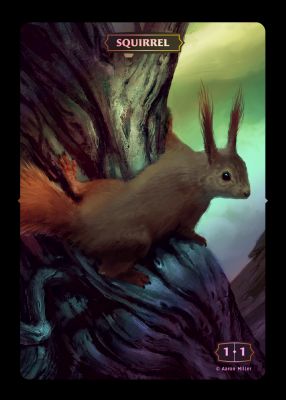 Squirrel MTG token 1/1