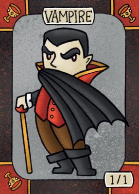 Vampire MTG token 1/1 (v.2)