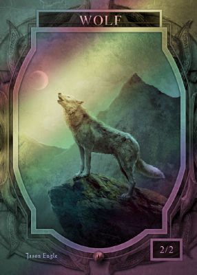 Wolf MTG token 2/2
