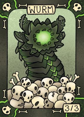 Wurm MTG token 3/3